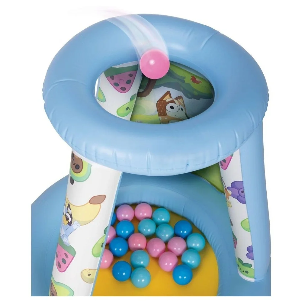 Bluey Adventure Playland Ball Pit Toy 15 Balls Included Fun Ball Toss Roof New